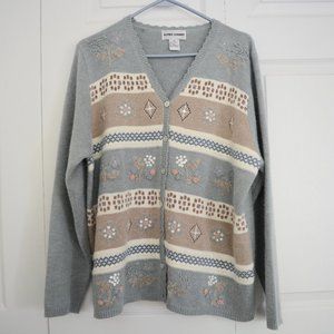 Vintage Alfred Dunner cardigan sweater